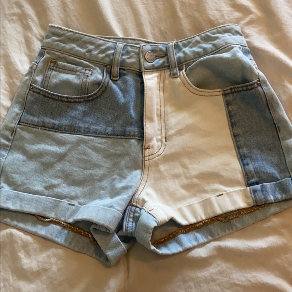 Pacsun patch work shorts size 23!